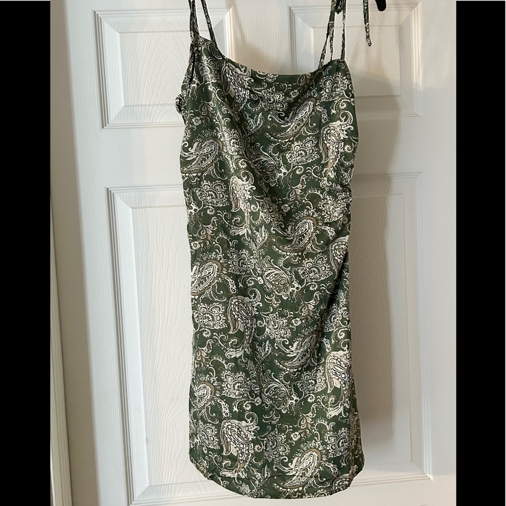 Dress Forum green paisley print mini dress
